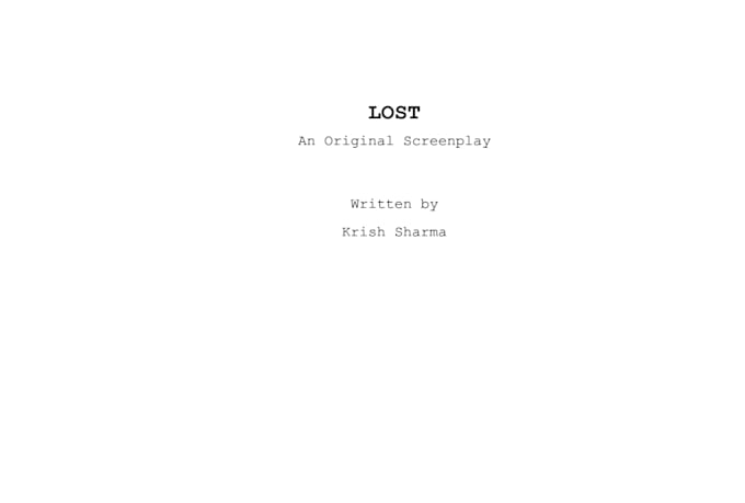 write creative scripts for short films and youtube videos